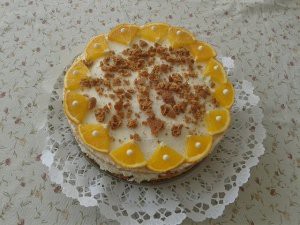 Narancsos Amaretto Torta
